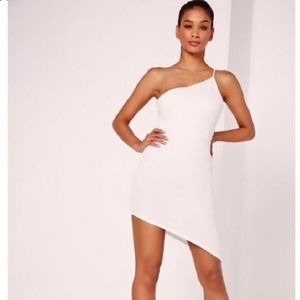 NWT Bodycon Asymmetrical Dress